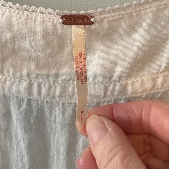 Free People white slip dress - Picture 2 of 6